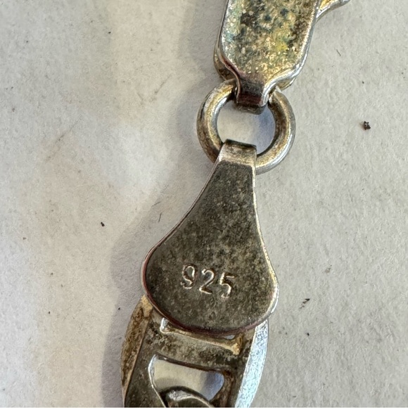 925 Sterling Silver Curb Cuban Bracelet - Picture 4 of 16